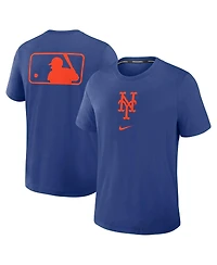 Nike Men's Royal New York Mets Authentic Collection Early Work Tri-Blend Performance T-Shirt
