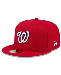 New Era Men's Red Washington Nationals 2025 Jackie Robinson Day 59FIFTY Fitted Hat