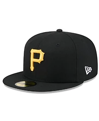 New Era Men's Black Pittsburgh Pirates 2025 Jackie Robinson Day 59FIFTY Fitted Hat