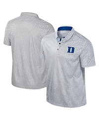 Colosseum Men's Black Duke Blue Devils Big Tall Marty Rival Polo Shirt