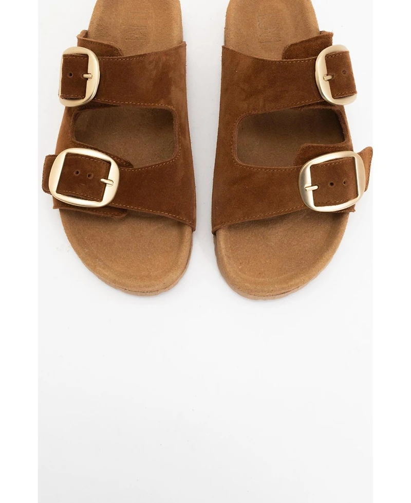 Ovesta Soft Footbed Leather Slide Sandal (Women
