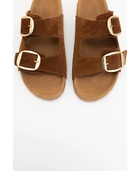 Ovesta Soft Footbed Leather Slide Sandal (Women