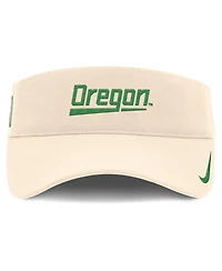 Nike Men's Natural Oregon Ducks Primetime Ace Adjustable Visor Hat