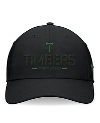 Fanatics Men's Black Portland Timbers Stealth Flex Hat