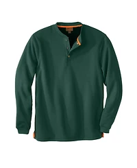 KingSize Big & Tall Bonded Sherpa Waffle Henley