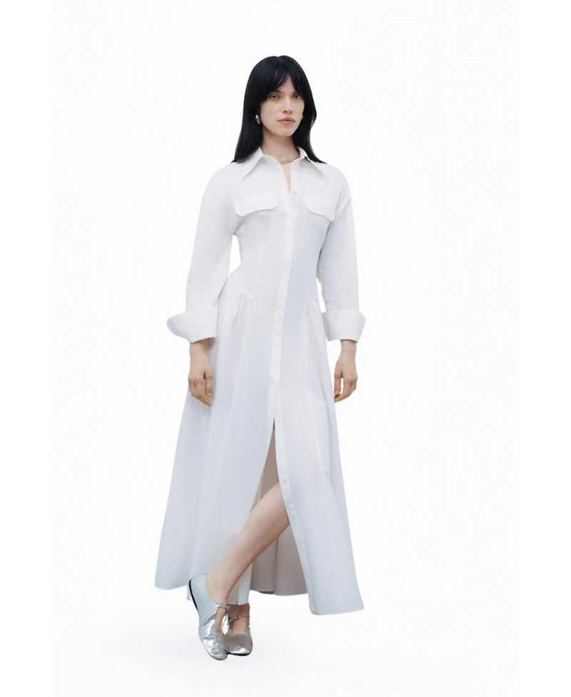 Nocturne Women's Gathers Detailed Maxi Dress