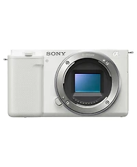 Sony Zv-E10 Mirrorless Camera, White Bundle with Corel Pc Software Suite, 32GB Sd Card, Shoulder Bag