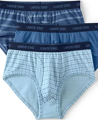Lands' End Men's Comfort Knit Brief 3 Pack