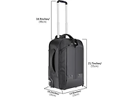 Neewer 2-in-1 Rolling Camera Backpack Trolley Case - Anti-Shock Detachable Padded Compartment