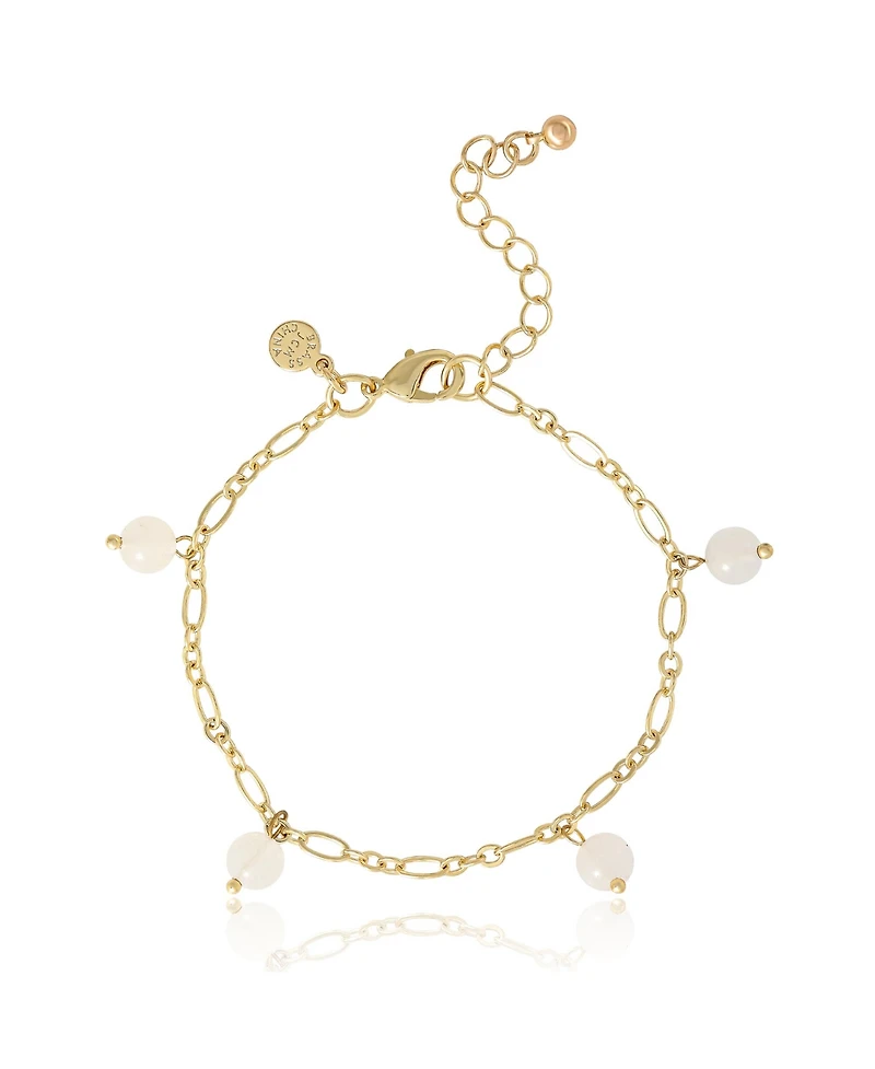 Jessica Simpson Gold-Tone Layered Bracelet Set – 4 Piece Set