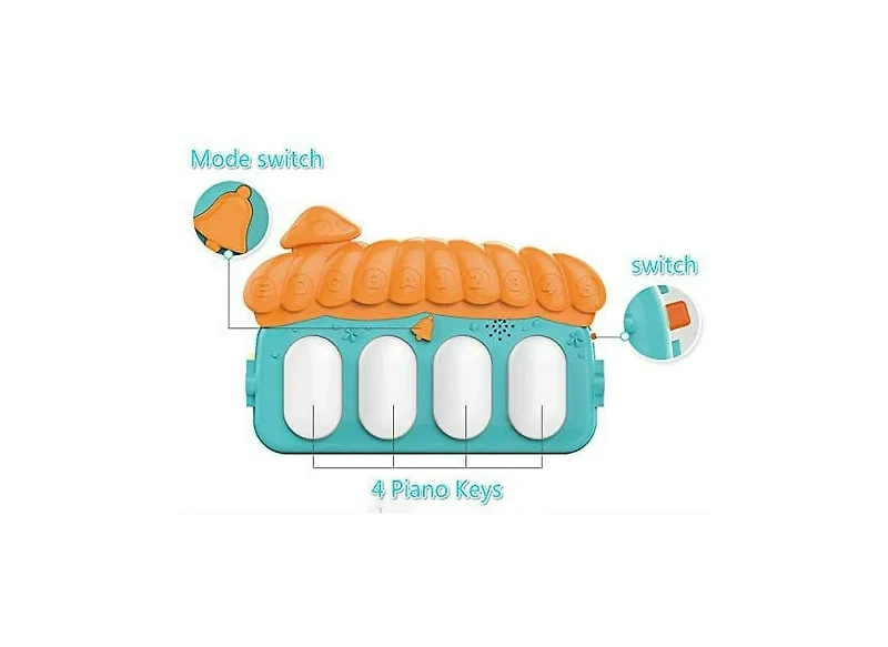 Baby Play Mat Newborn Piano Toys Music Mirror Gym Floor Playmat Infants