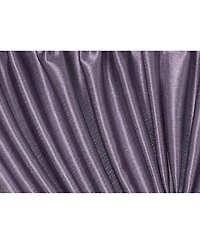 Kate Aurora 1 Piece Hyatt Rod Pocket Tasseled Lilac Crinkle Sheer Waterfall Window Valance