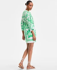 I.n.c. International Concepts Women's Printed Side-Tie Mini Dress, Exclusively at Macy's