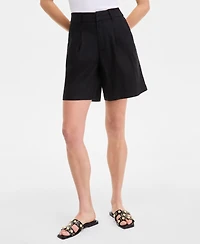 I.n.c. International Concepts Women's High-Rise Bermuda Shorts, Exclusively at Macy's
