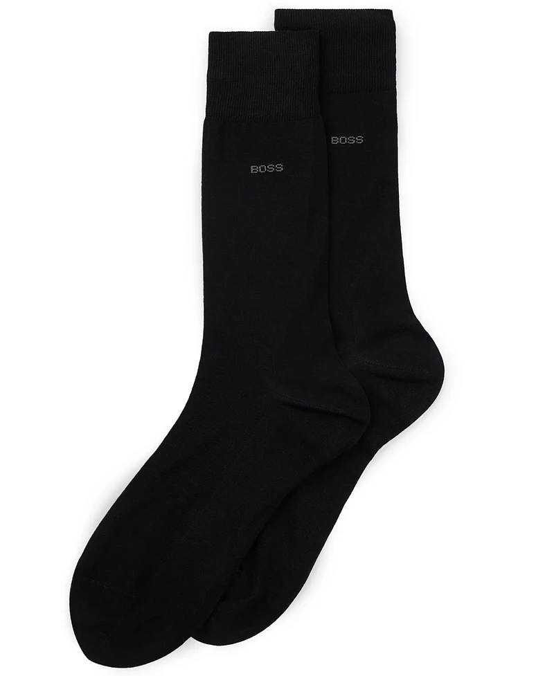 Boss by Hugo Boss Men's Egyptian-Cotton Blend Two-Pack Socks