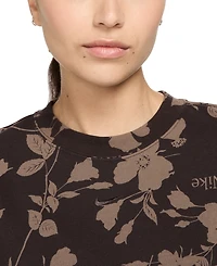 Nike Women's Classic Printed Crewneck Sweatshirt