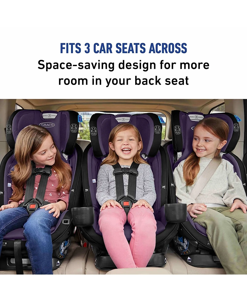 Graco Baby SlimFit3 Lx 3-in-1 Car Seat, Kunningham