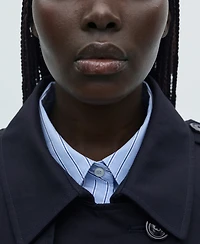 Mango Women's Belted Classic Trench Coat