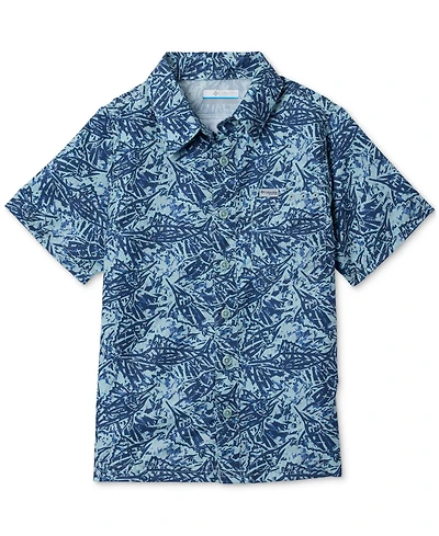 Columbia Big Boys Super Slack Tide Short-Sleeved Camp Shirt