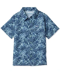 Columbia Big Boys Super Slack Tide Short-Sleeved Camp Shirt
