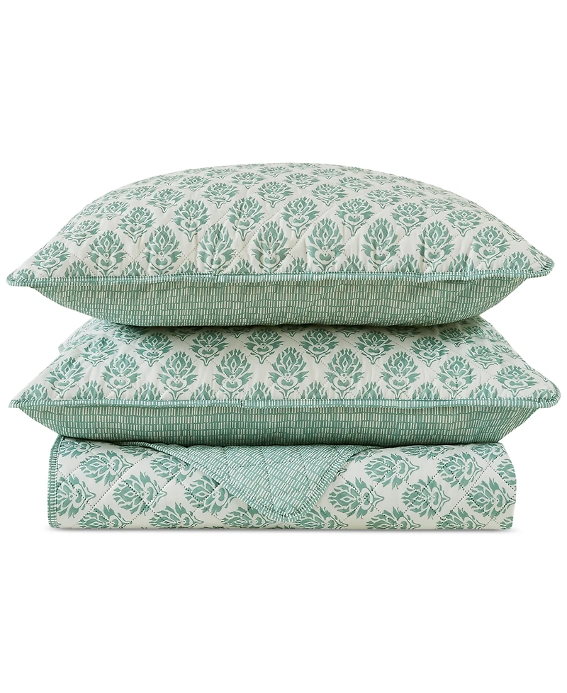 Addison Park Wilhelmina Sage 3-Pc. Quilt and Tote Set, Twin