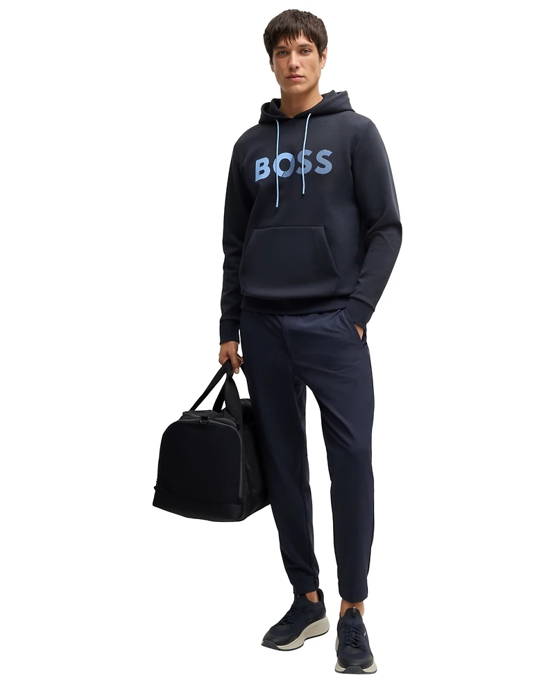 Boss by Hugo Men's Regular-Fit Logo Print Hoodie