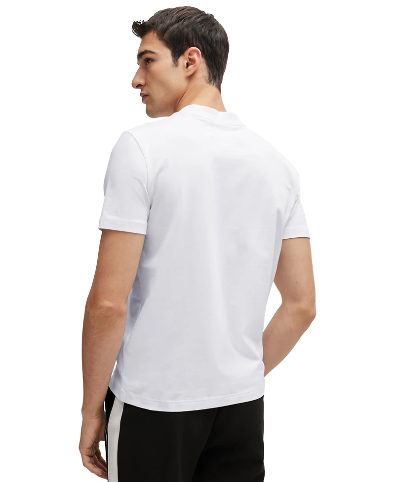 Boss by Hugo Men's Contrast Logo Regular-Fit T-Shirt
