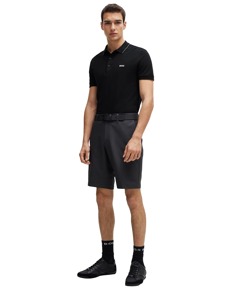 Boss by Hugo Men's Tonal Logo Slim-Fit Polo Shirt