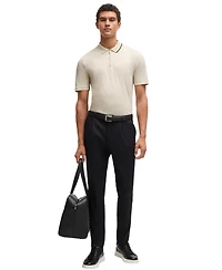 Boss by Hugo Boss Men's Zip-Neck Interlock Polo