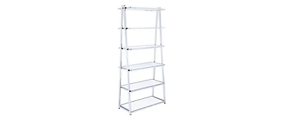 5-storey kitchen storage rack, adjustable metal storage rack with rollers, storage rack unit organizer for bedroom laundry cabinet