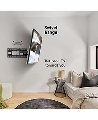 ProMounts Premium Full Motion Tv Wall Mount with 40 Inch Extension Long Arm for TVs for 32-80 Inch