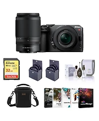 Nikon Z 30 Mirrorless Camera with 16-50mm & 50-250mm Lens, Bundle with Corel Pc Photo & Video Editing Software Suite, 32GB Sd Memory Card, Bag, 62mm a