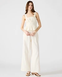 Steve Madden Women's Gabrielle Smocked Top