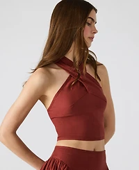 Steve Madden Women's Winnie Halter Crop Top