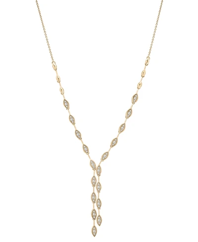 Wrapped in Love Diamond Long Drop 17" Necklace (1/2 ct. t.w.) in 14k Gold, Exclusively at Macy's