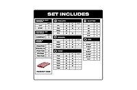 Milwaukee Shockwave Impact Screw Driver Bit Set with Packout Case - 100 Piece - 48-32-4082