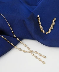 Wrapped in Love Diamond Long Drop Earrings (1/2 ct. t.w.) in 14k Gold, Exclusively at Macy's