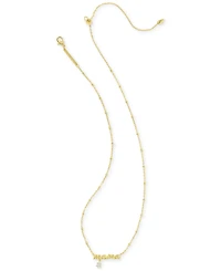 Kendra Scott Crystal Mama Pendant Necklace & Hoop Earrings Set