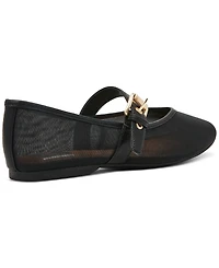 Dv Dolce Vita Women's Mulaney Mesh Buckle Mary Jane Flats