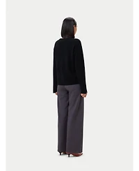 Gobi Cashmere Women's Split-Sleeve Sweater
