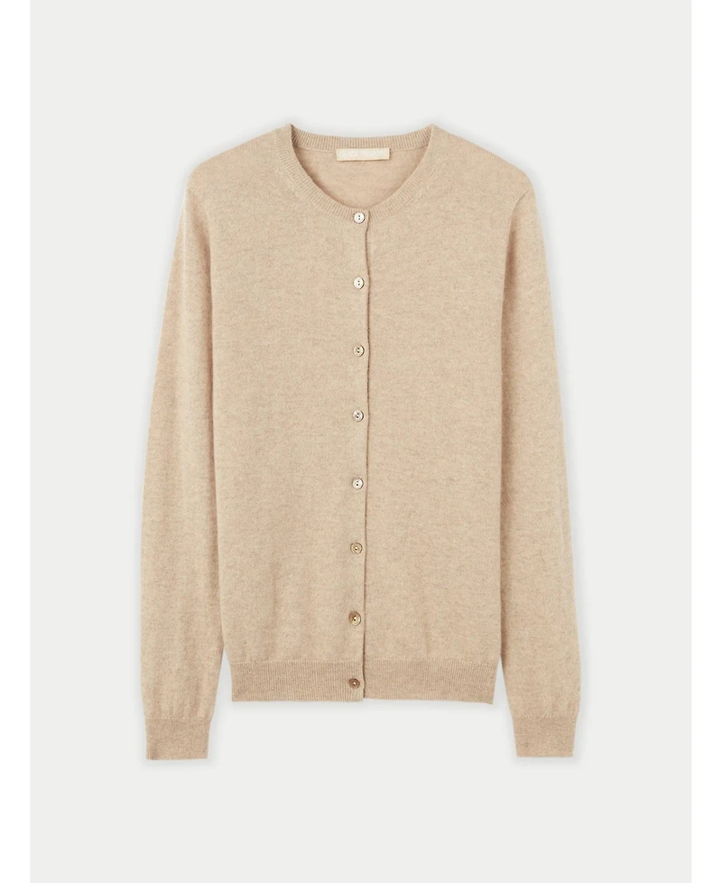 Gobi Cashmere Women's 100% Crew Neck Cardigan