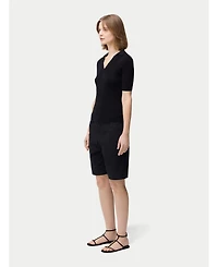 Gobi Cashmere Women's Silk Polo Shirt