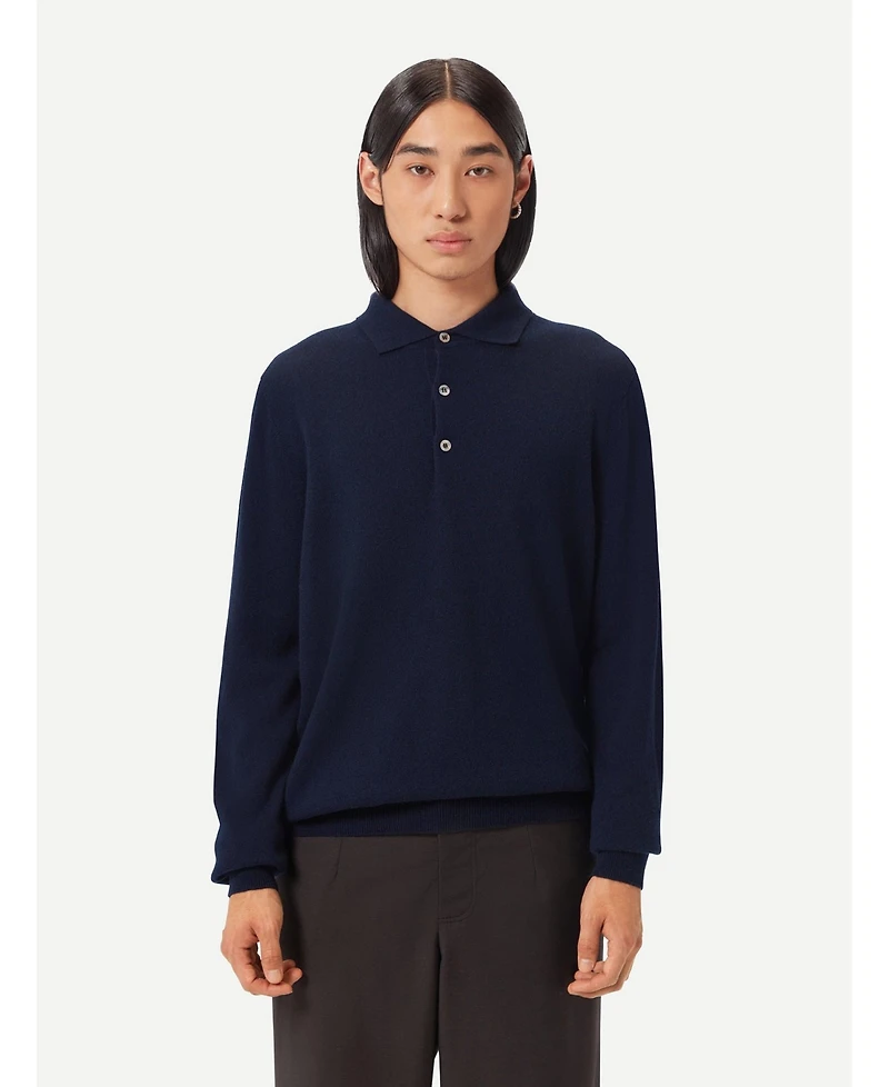 Gobi Cashmere Men's Polo Neck Sweater
