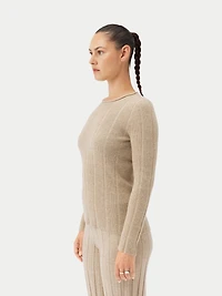 Gobi Cashmere Juniors' C-Neck Sweater