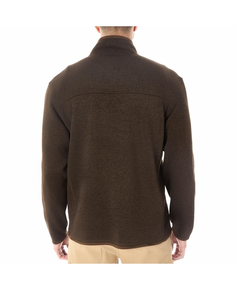 Smith's Workwear Men's Sweater Fleece Quarter Zip Pullover
