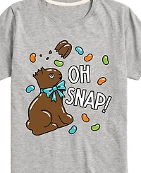Hybrid Toddler Boys Easter Oh Snap Graphic T-Shirt