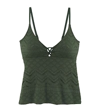 Lascana Women's Crochet Tankini Swimsuit Top