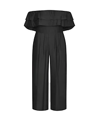 City Chic Plus Poppy Jumpsuit