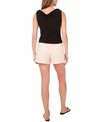 1.state Women's Double Cowl-Neck Tank