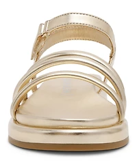 Anne Klein Women's Ellen Strappy Footbed Flat Sandals